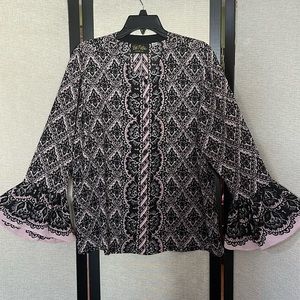 Bob Mackie Wearable Art blouse
